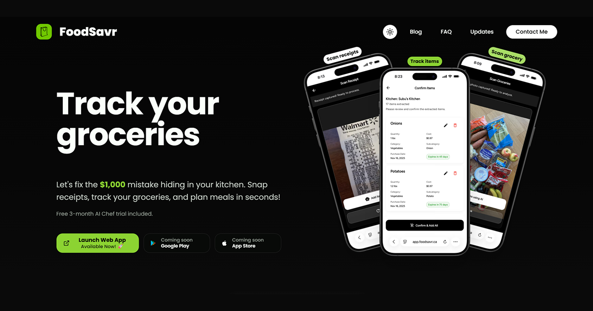 FoodSavr screenshot 1